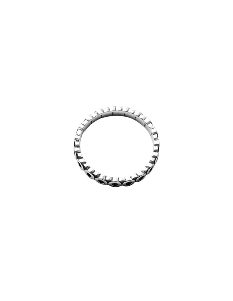 Silver Circ line Ring By May Hofman Jewellery