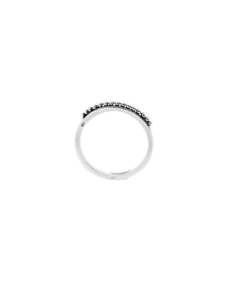 silver orb ring by may hofman jewellery