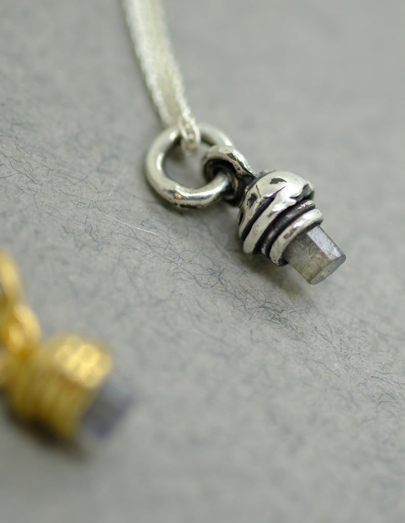 Labradorite Spiral Necklace by may hofman 