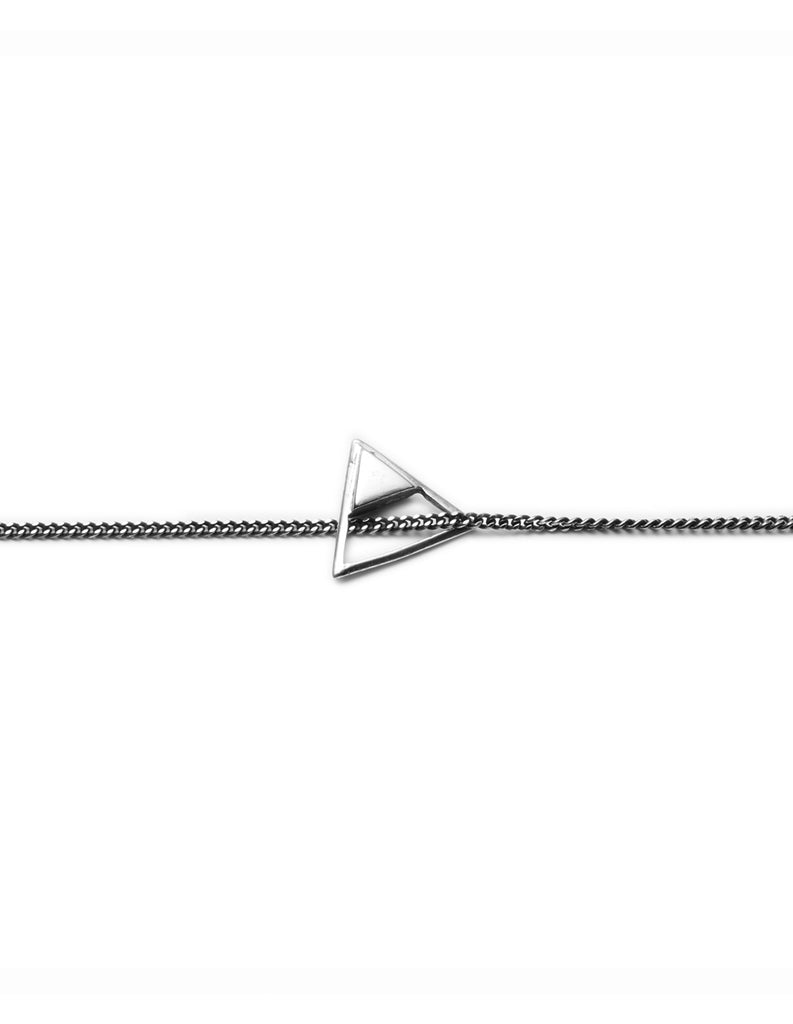 Silver Tri Line Necklace By May Hofman Jewellery
