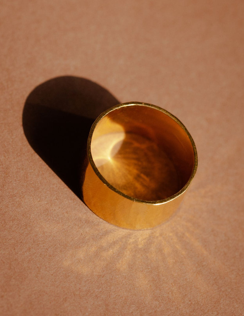 Recycled gold ring by may hofman jewellery 